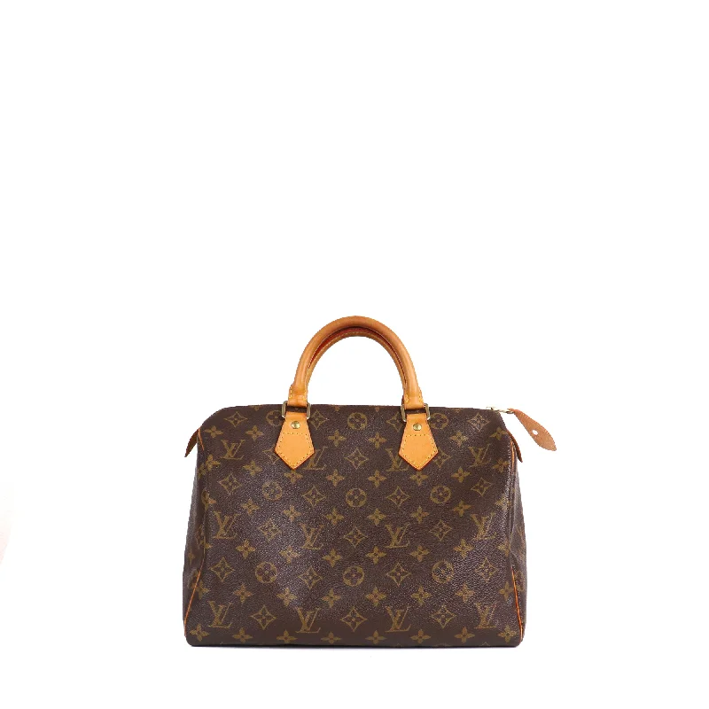 LOUIS VUITTON - Sac à main Speedy 30 Louis Vuitton en toile monogrammée