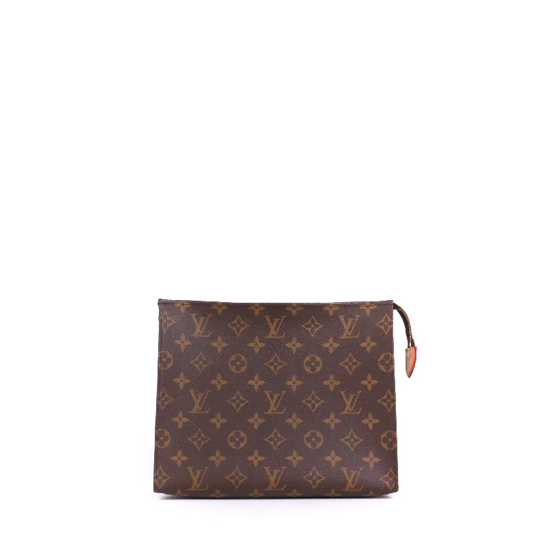 LOUIS VUITTON - Pochette 26 Louis Vuitton en toile monogrammée