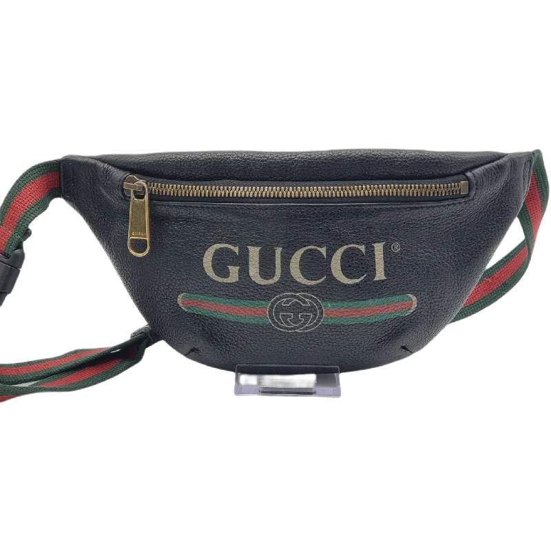 Gucci Logo Belt Small Black Belt Bag