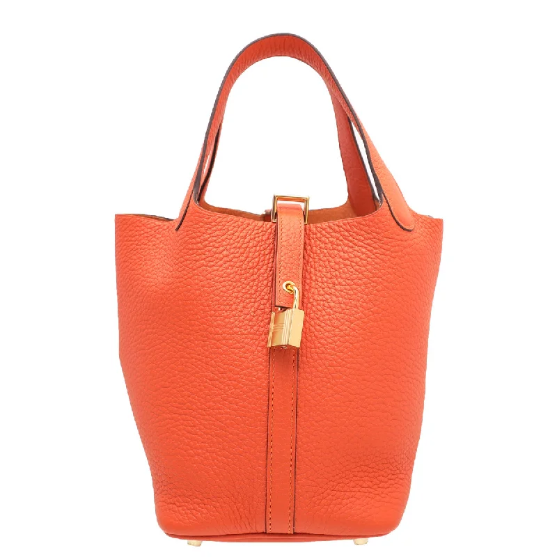 Hermes Feu Picotin Lock 18 Bag