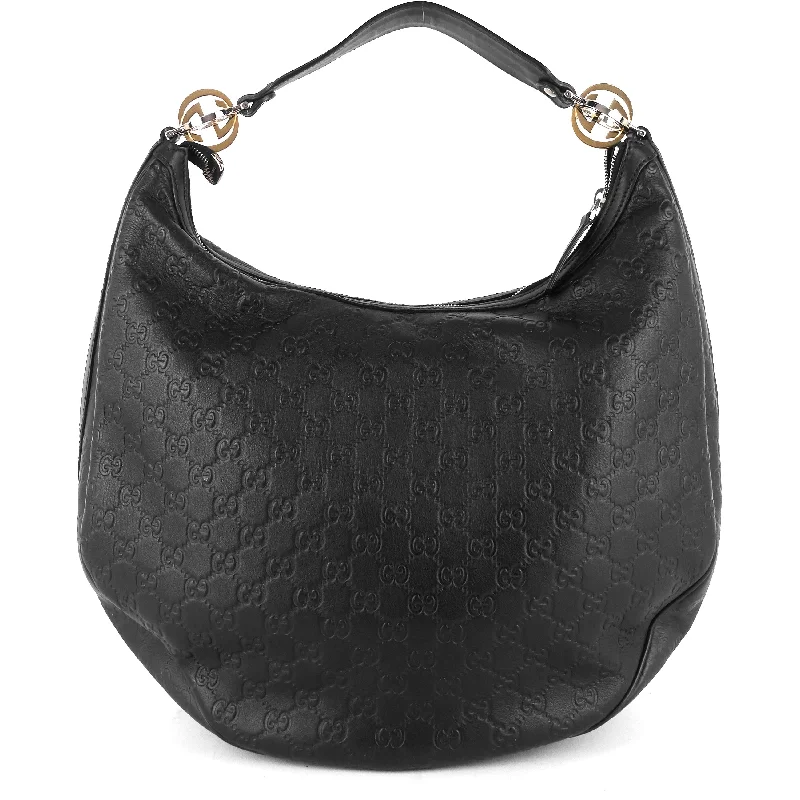 GG Twins Guccissima Leather Hobo Bag