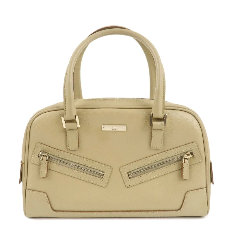 GUCCI Micro Guccissima Leather Hand Bag Beige 000.0852.2123