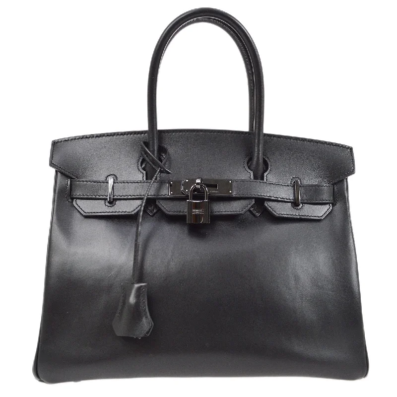 HERMES * 2011 BIRKIN 30 So Black Box calf