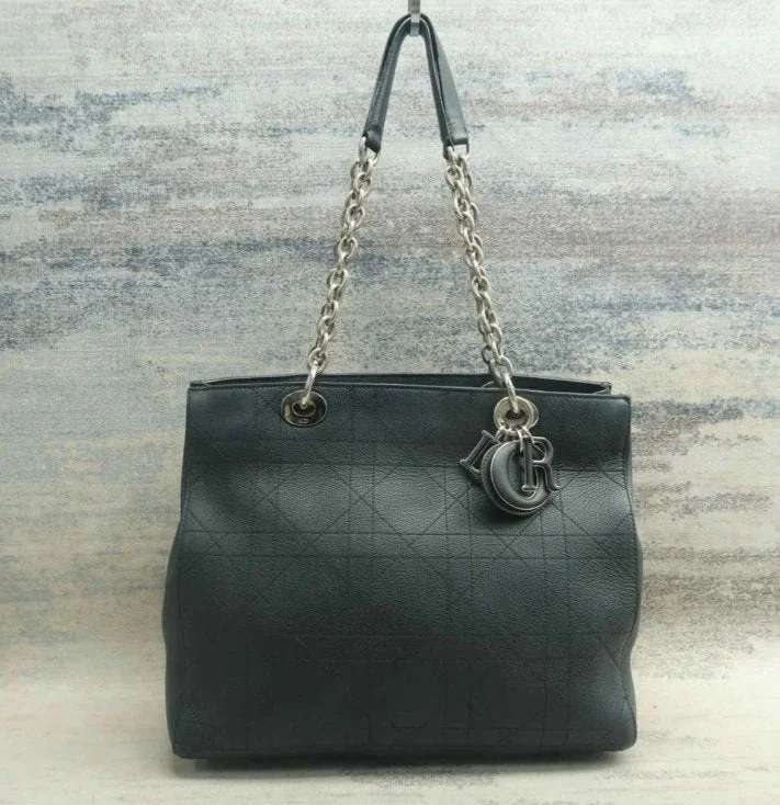 Dior Black Leather Shoulder Bag