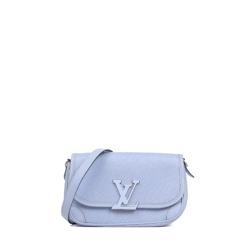 LOUIS VUITTON - Sac à bandoulière Buci Louis Vuitton en cuir bleu