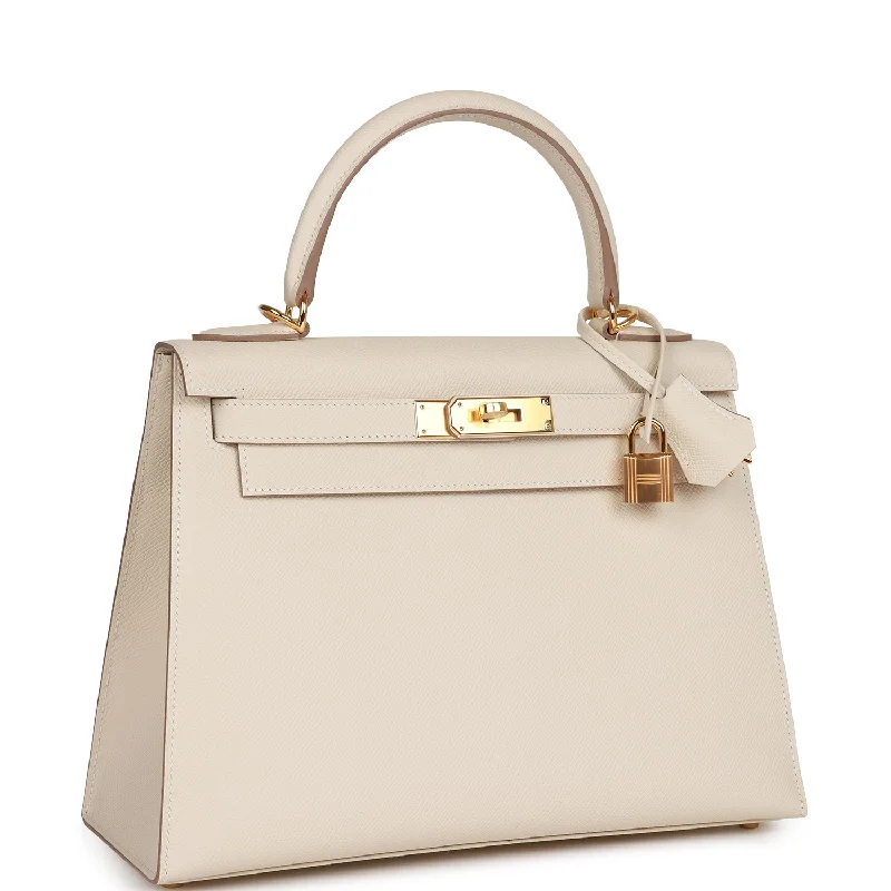 Hermes Craie Epsom Sellier Kelly 28 Gold Hardware