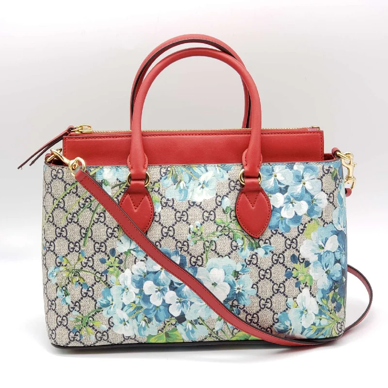 Gucci Supreme Floral Bloom Blue Hand Bag and Shoulder Bag