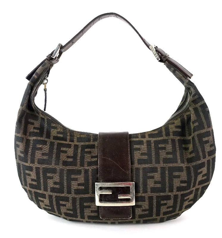 Monogram Canvas Looped Handle Hobo Bag