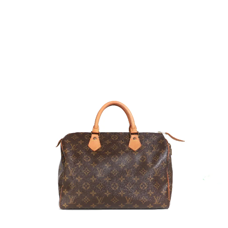 LOUIS VUITTON - Sac à main Speedy 30 en toile monogramme