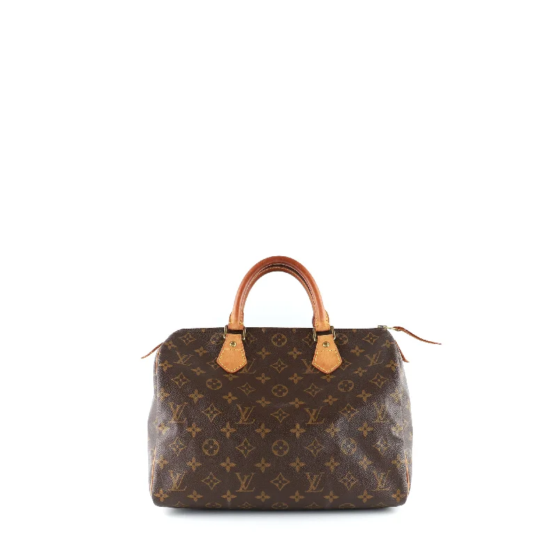 LOUIS VUITTON - Sac à main Speedy 30 en toile monogramme