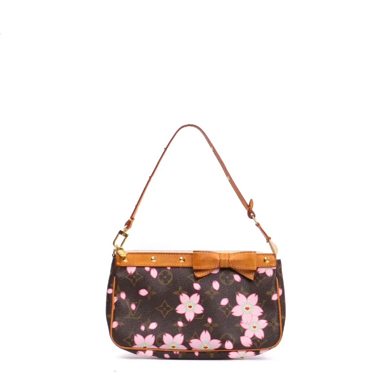 LOUIS VUITTON - Pochette Accessoires Louis Vuitton x Murakami en toile monogrammée Cherry Blossom