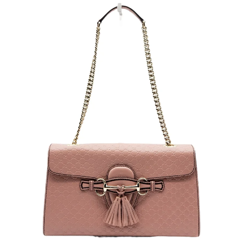 Gucci Emily Medium Leather Shoulder Bag