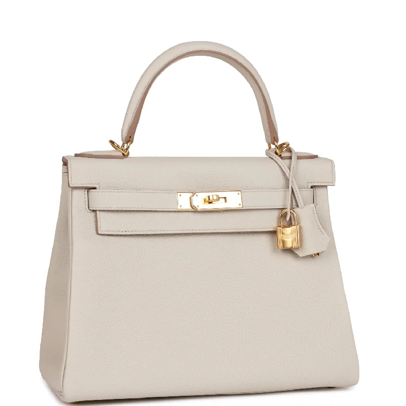 Hermes Kelly Retourne 28 Beton Togo Gold Hardware