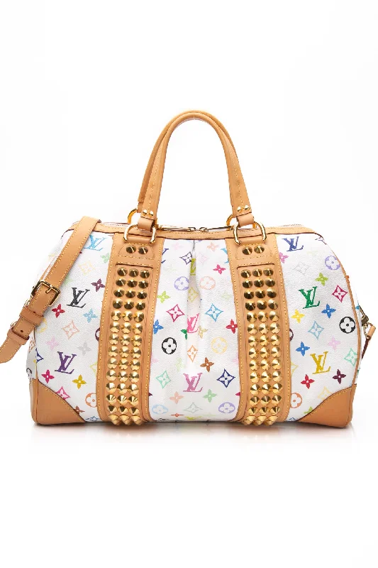 LOUIS VUITTON White Monogram Multicolor Courtney GM