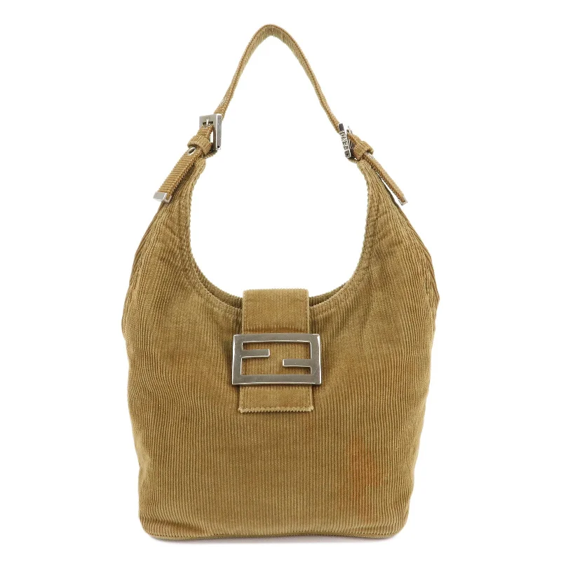 FENDI Corduroy Shoulder Bag 20686