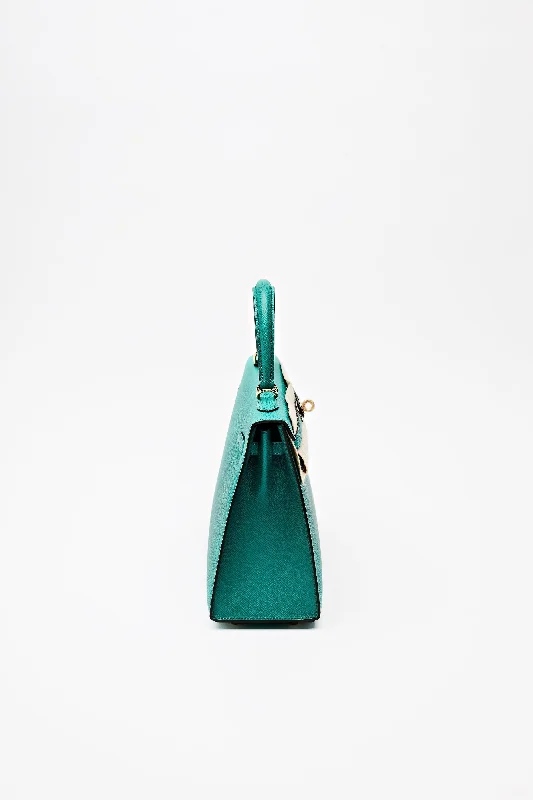 Hermes Kelly II 25 Vert Jade Sellier Epsom Calfskin