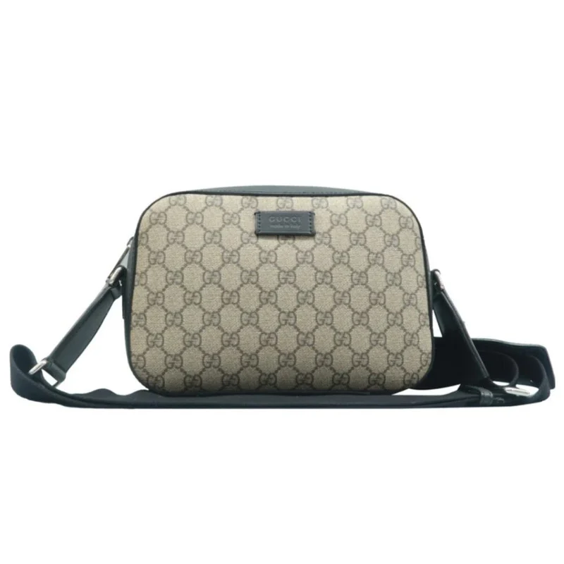 GUCCI Brown Canvas Shoulder Bag